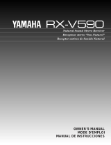 Yamaha RX-V590 - AV Receiver - Dark Manual do usuário