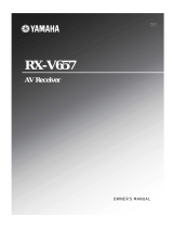 Yamaha RX-V657 Manual do proprietário