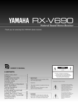 Yamaha RX-V690 Manual do usuário