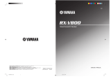 Yamaha RX-V800 Manual do usuário