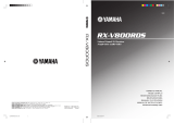 Yamaha RX-V800RDS Manual do usuário