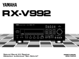 Yamaha RX-V992 Manual do proprietário