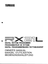 Yamaha RX-21L Manual do proprietário