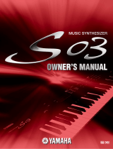 Yamaha S03 BL Manual do proprietário