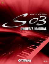 Yamaha S03SL Manual do usuário