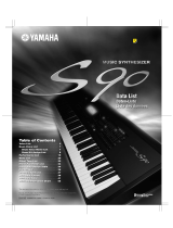 Yamaha S90 Ficha de dados