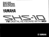 Yamaha SHS-10 Manual do proprietário
