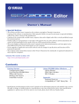Yamaha SPX2000 Manual do proprietário