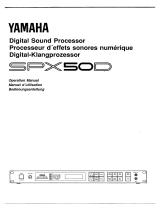 Yamaha SPX50D Manual do proprietário