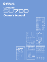Yamaha SU700 Manual do usuário