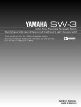 Yamaha SW-3 Manual do usuário