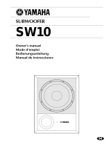 Yamaha SW10 Manual do proprietário
