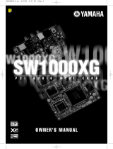 Yamaha SW1000XG Manual do proprietário