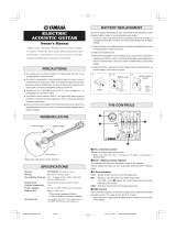 Yamaha APX500II Manual do proprietário