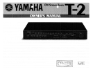 Yamaha T-2 Manual do proprietário