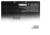 Yamaha T-230 Manual do proprietário