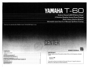 Yamaha T-60 Manual do proprietário