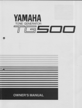 Yamaha TG500 Manual do usuário