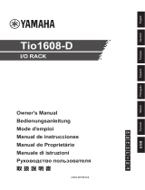 Yamaha Tio1608 Manual do proprietário
