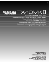 Yamaha TX-10MKII Manual do proprietário