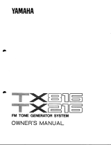 Yamaha TX816 Manual do proprietário