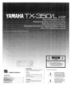 Yamaha TX-350 Manual do proprietário