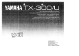Yamaha TX-300U Manual do proprietário