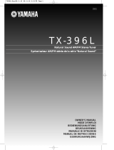 Yamaha TX-396L Manual do proprietário