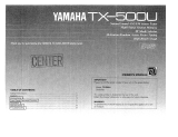 Yamaha TX-500U Manual do proprietário