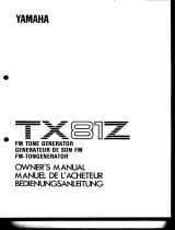 Yamaha TX81Z Manual do proprietário