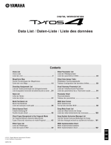 Yamaha Tyros4 Manual do proprietário