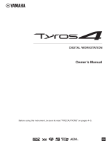 Yamaha TYROS 4 Manual do proprietário