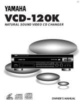 Yamaha VCD-120K Manual do usuário