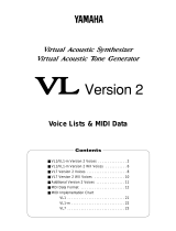 Yamaha VL Version2 Manual do proprietário