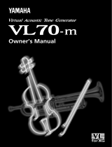 Yamaha VL70-m Manual do usuário
