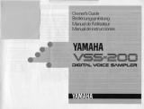 Yamaha VSS-200 Manual do proprietário