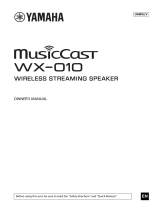 Yamaha MusicCast - WX-010 Manual do usuário