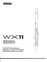 Yamaha WX11 Manual do proprietário