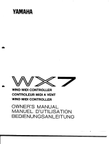 Yamaha WX7 Manual do proprietário