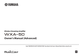 Yamaha Wireless Streaming Amplifire WXA-50 Manual do usuário
