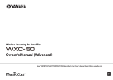 Yamaha Audio WXC-50 Manual do proprietário