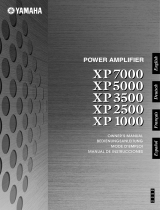 Yamaha XP7000 XP5000 XP3500 XP2500 XP1000 Manual do proprietário