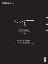 Yamaha YC61 Manual do proprietário