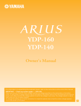 Yamaha Arius YDP-160 Manual do proprietário