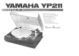 Yamaha YP-10 Manual do proprietário