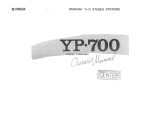 Yamaha YP-700 Manual do proprietário