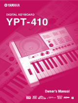 Yamaha YPT410MS - 61 Key Portable Keyboard Manual do usuário