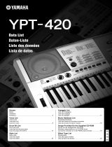 Yamaha YPT-420 Manual do proprietário