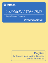 Yamaha YSP-5100 Manual do usuário