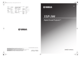 Yamaha YSP-500 Manual do usuário